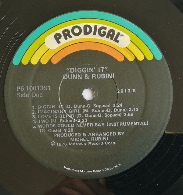 Dunn And Rubini : Diggin' It (LP, Album)