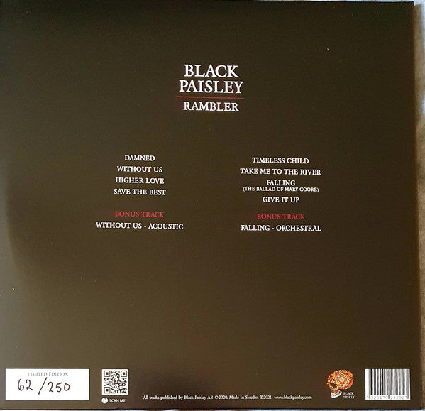 Black Paisley : Rambler (LP, Album, Ltd, 180)