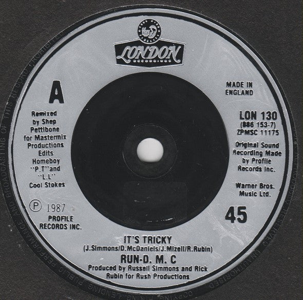 Run-DMC : It's Tricky (7", Single)