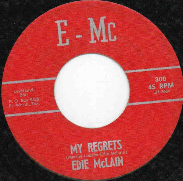 Edie McLain : My Regrets / My First Love (7")