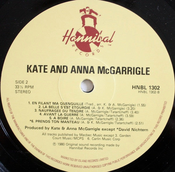 Kate & Anna McGarrigle : French Record (LP, Album)