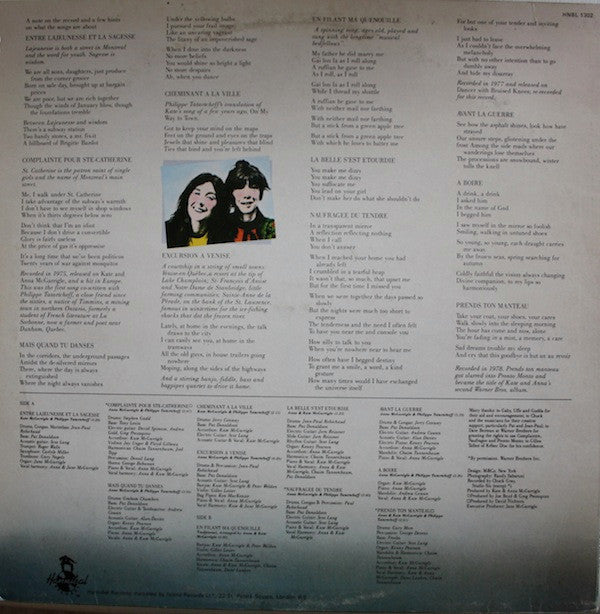 Kate & Anna McGarrigle : French Record (LP, Album)