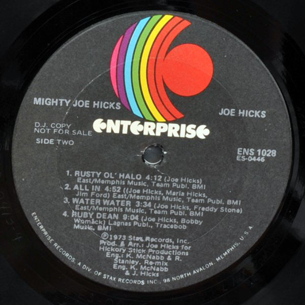 Joe Hicks : Mighty Joe Hicks (LP, Album, Promo)