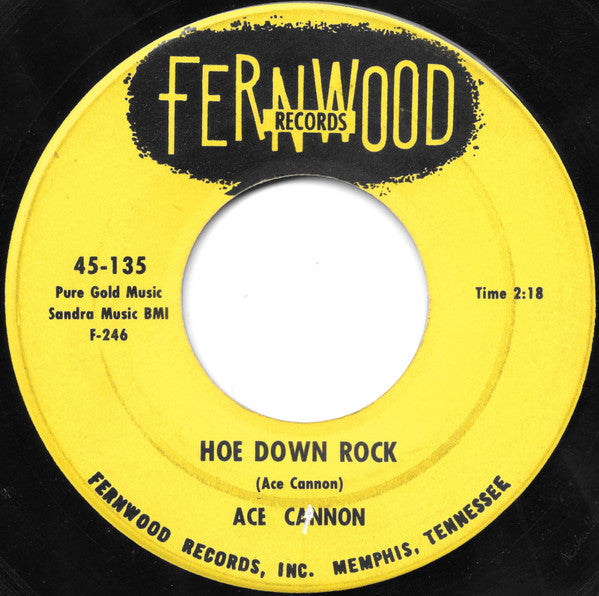 Ace Cannon : Summer Time / Hoe Down Rock (7", Single)