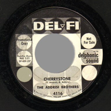 Addrisi Brothers : Cherrystone / Lilies Grow High (7", Single, Promo)