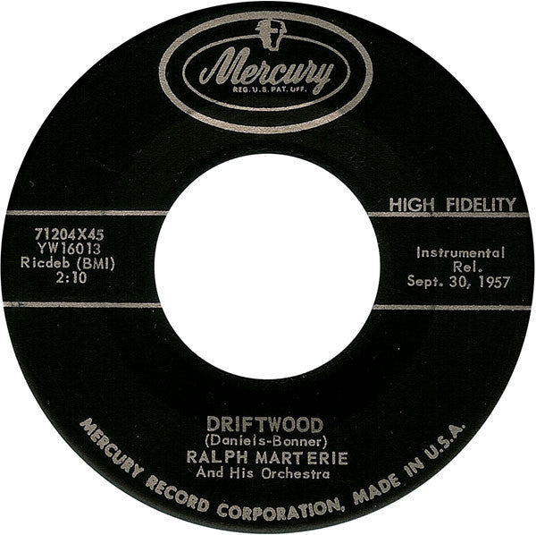 Ralph Marterie And His Orchestra : Driftwood / Hesitation Hop (7", Single)