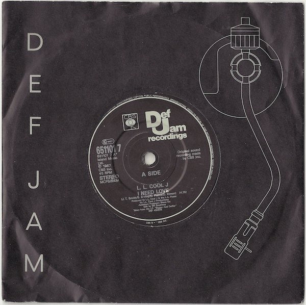 LL Cool J : I Need Love (7", Single, Com)