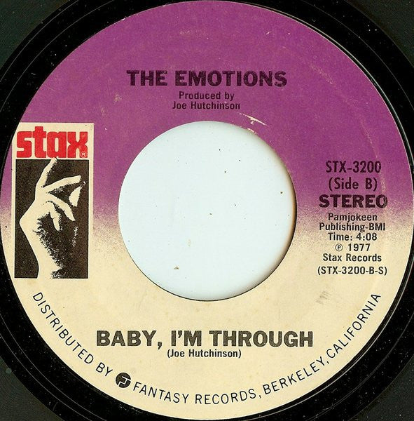 The Emotions : Shouting Out Love (7")