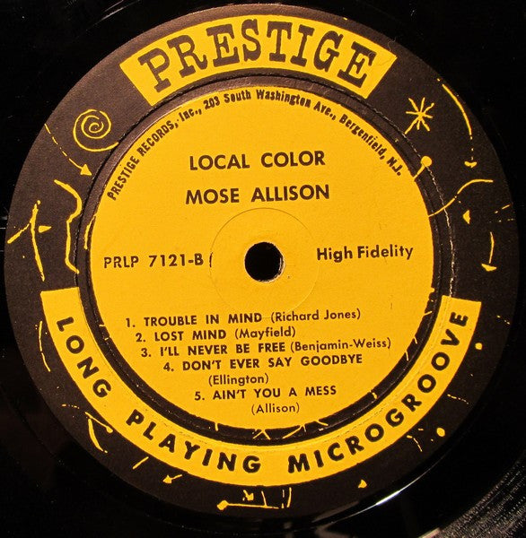 Mose Allison : Local Color (LP, Album)
