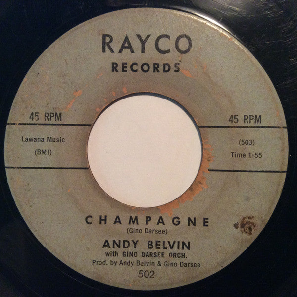 Larry Darnell, Andy Belvin With The Gino Darsee Orchestra : Who’s Your New Flame (7", Single)