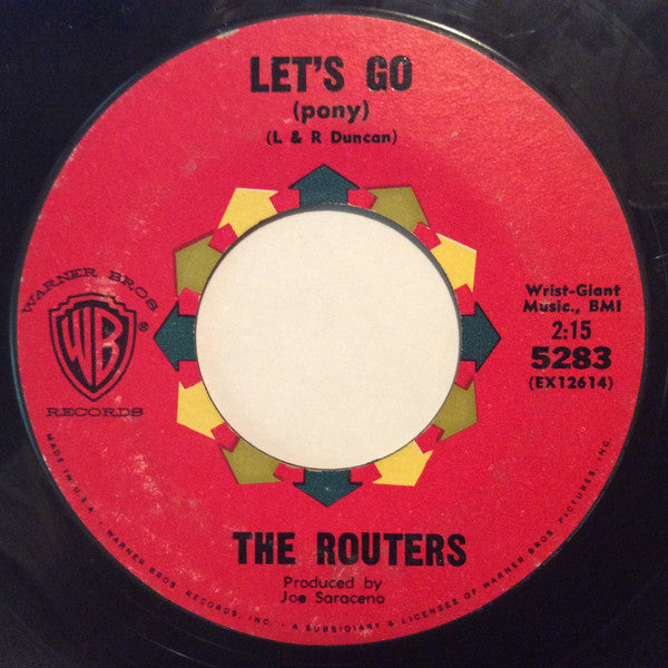 The Routers : Let's Go (Pony) (7", Single, Styrene, Hol)