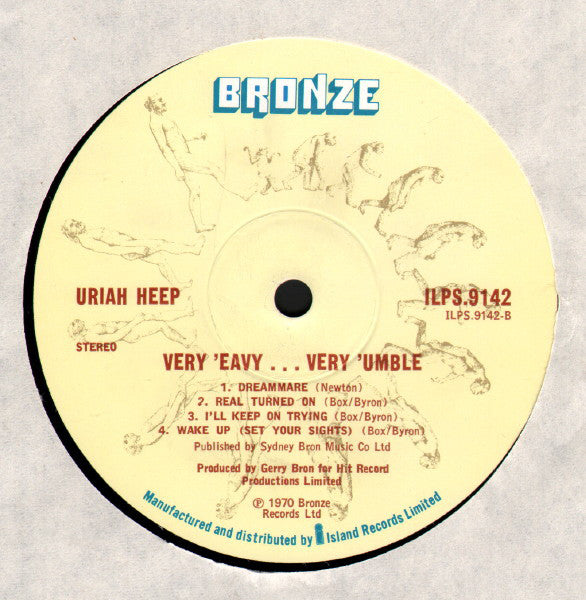 Uriah Heep : ...Very 'Eavy ... Very 'Umble (LP, Album, RE)