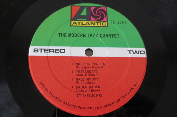 The Modern Jazz Quartet : The Modern Jazz Quartet (LP, Album, RP)