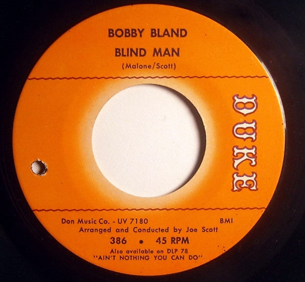 Bobby Bland : Blind Man / Black Night (7")
