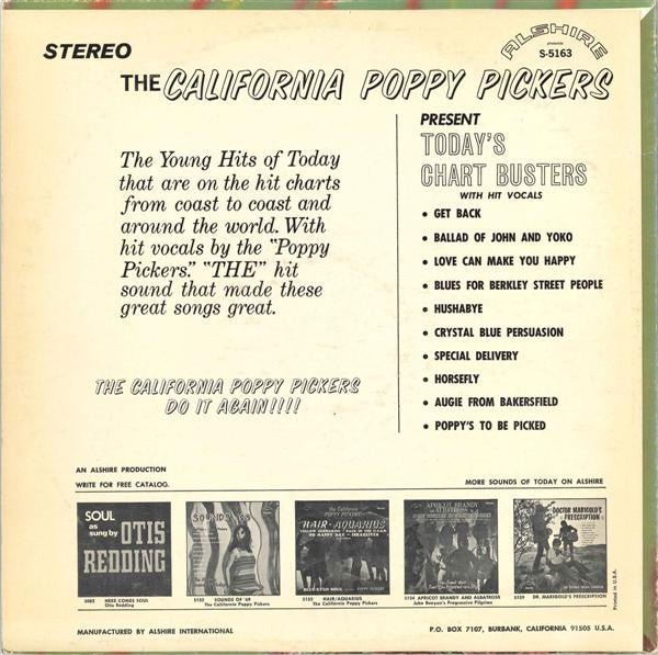 The California Poppy Pickers : Today's Chart Busters (LP, Album)