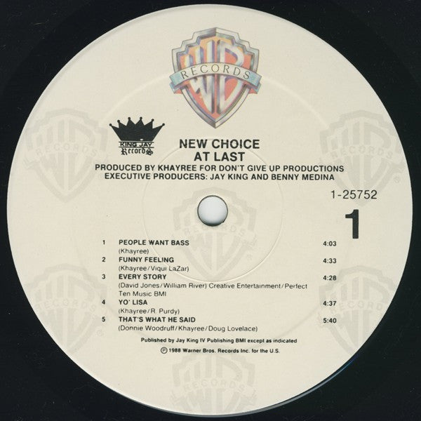 New Choice : At Last (LP, Album)