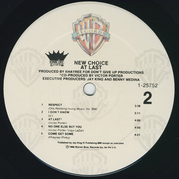New Choice : At Last (LP, Album)