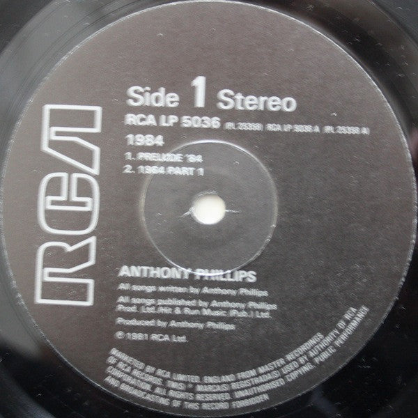Anthony Phillips : 1984 (LP, Album)