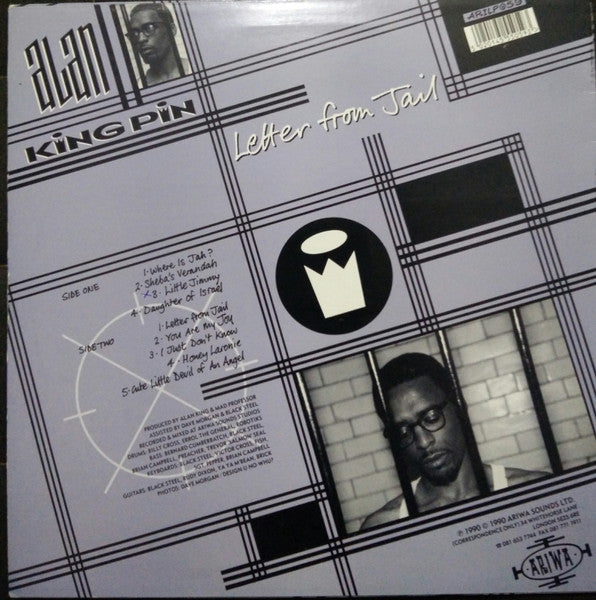 Alan King Pin : Letter From Jail (LP, Album)