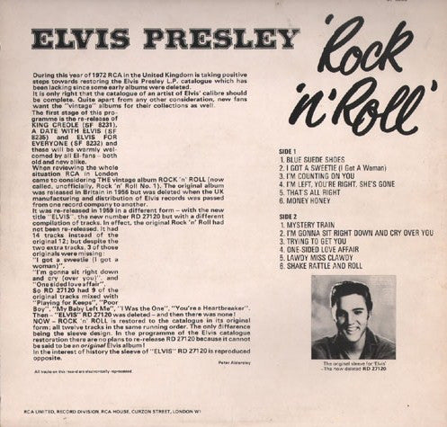 Elvis Presley : Rock 'N' Roll (LP, Album, RE)