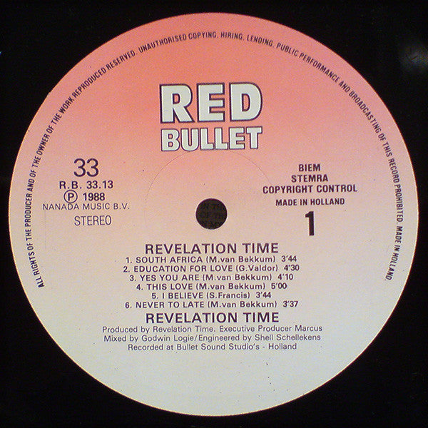Revelation Time : Revelation Time (LP, Album)