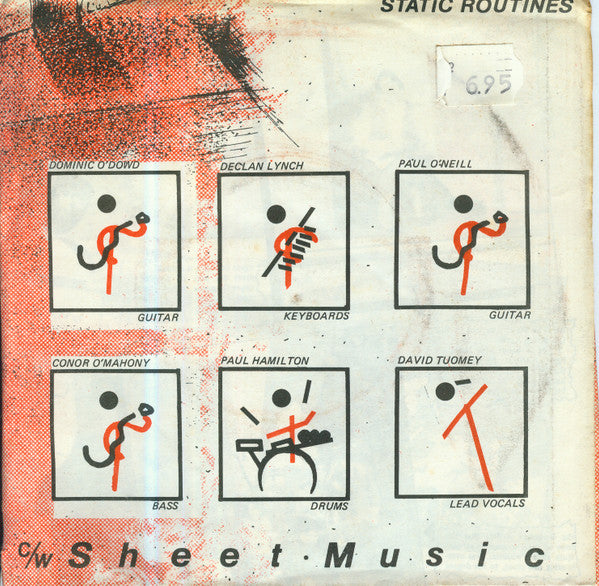 Static Routines : Rock 'N' Roll Clones / Sheet Music (7", Single)