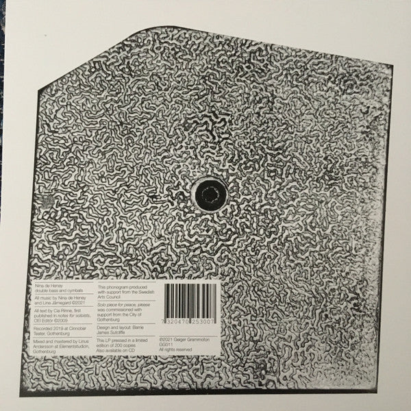 Nina De Heney, Lina Järnegard : Solo Piece For Peace, Please (LP, Album)