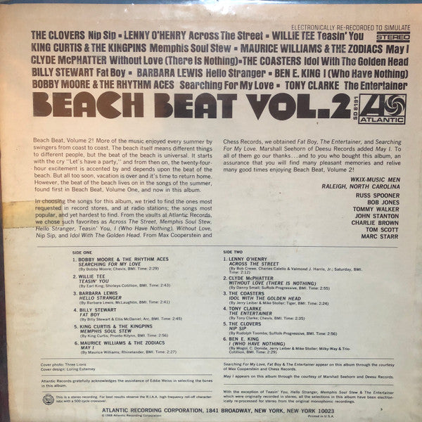 Various : Beach Beat Vol.2 (LP, Album, Comp)