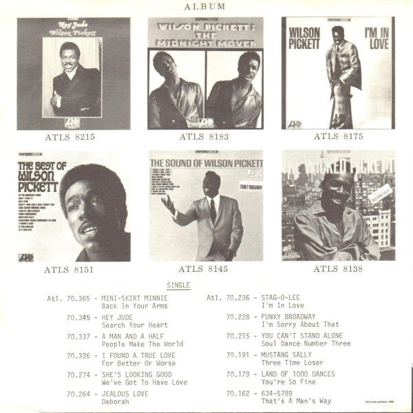 Wilson Pickett : Mini-Skirt Minnie (7", Single)