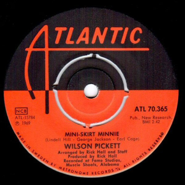 Wilson Pickett : Mini-Skirt Minnie (7", Single)