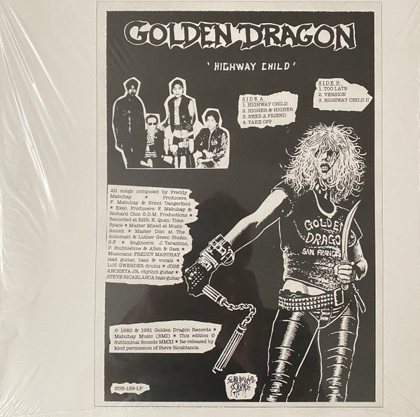 Golden Dragon : Golden Dragon (LP, Album, Ltd, RE)