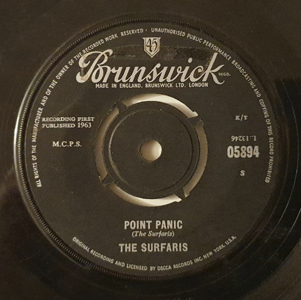 The Surfaris : Waikiki Run (7", Single)