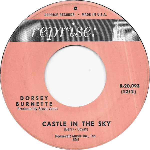 Dorsey Burnette : The Boys Kept Hangin' Around (7")