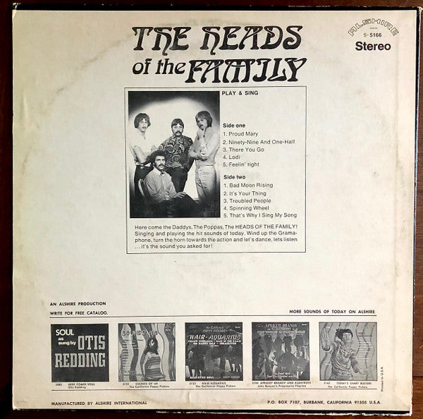 The Heads Of The Family : Play & Sing (LP, Album)