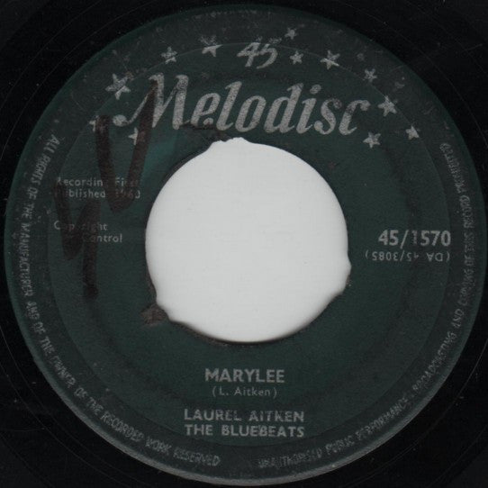 Laurel Aitken, The Blue Beats (2) : Lonesome Lover / Marylee (7", 3-P)