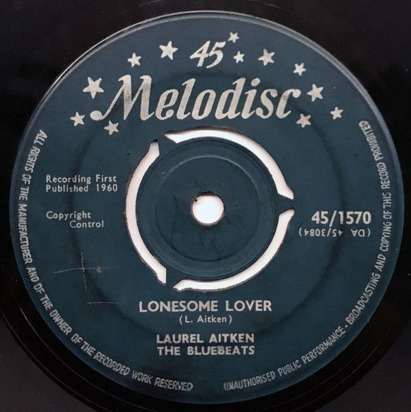 Laurel Aitken, The Blue Beats (2) : Lonesome Lover / Marylee (7", 3-P)
