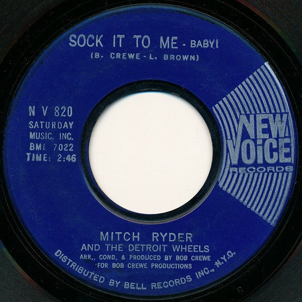 Mitch Ryder & The Detroit Wheels : Sock It To Me - Baby! (7", Single, Styrene, Bes)