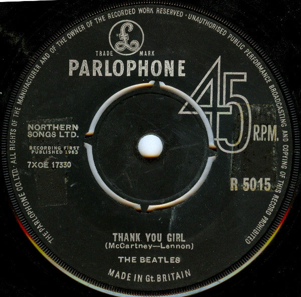 The Beatles : From Me To You (7", Single, Mono, RP)