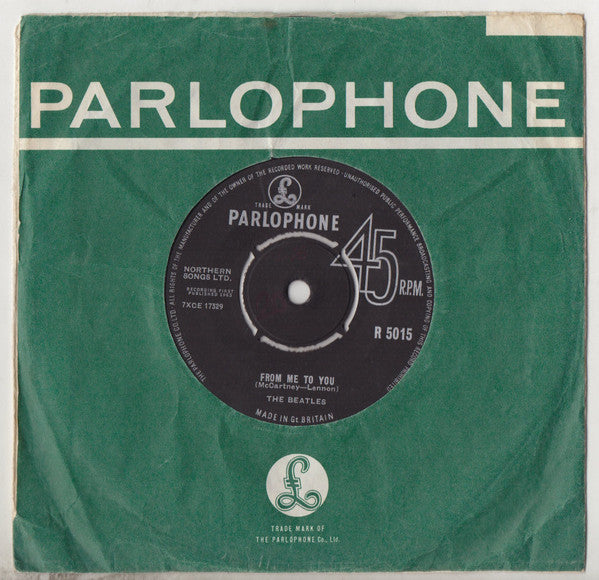 The Beatles : From Me To You (7", Single, Mono, RP)