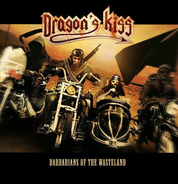 Dragon's Kiss : Barbarians Of The Wasteland (LP, Album, Ltd, Gol)