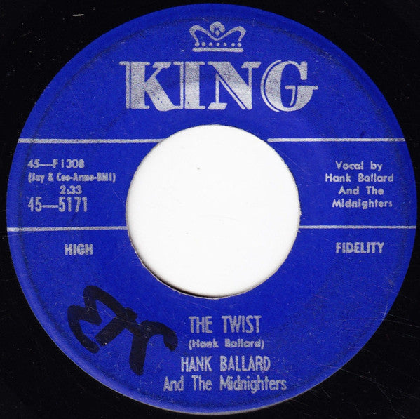 Hank Ballard & The Midnighters : Teardrops On Your Letter / The Twist (7", Single)