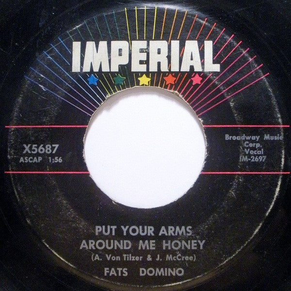 Fats Domino : Put Your Arms Around Me Honey / Three Nights A Week (7")