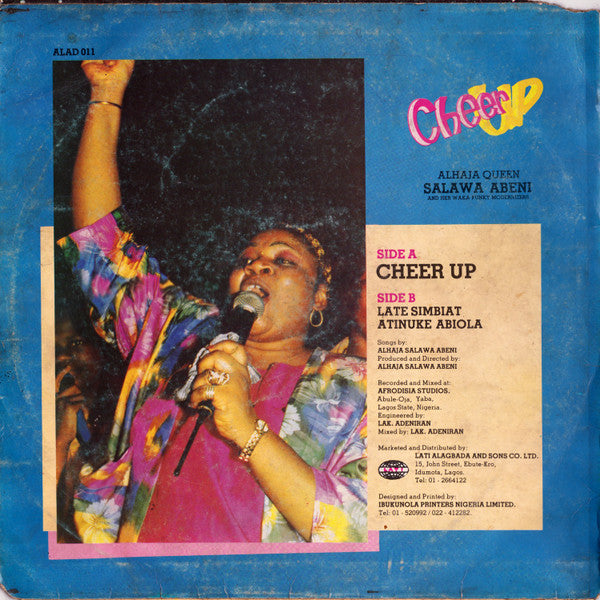 Alhaja Queen Salawa Abeni And Her Waka Moderniser : Cheer Up (LP)