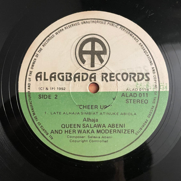Alhaja Queen Salawa Abeni And Her Waka Moderniser : Cheer Up (LP)