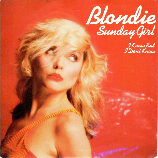 Blondie : Sunday Girl (7", Single, Blu)