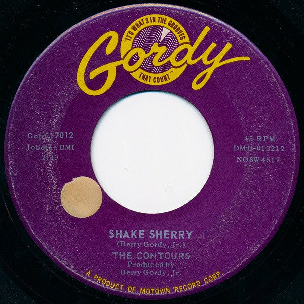 The Contours : Shake Sherry (7", Single, Roc)