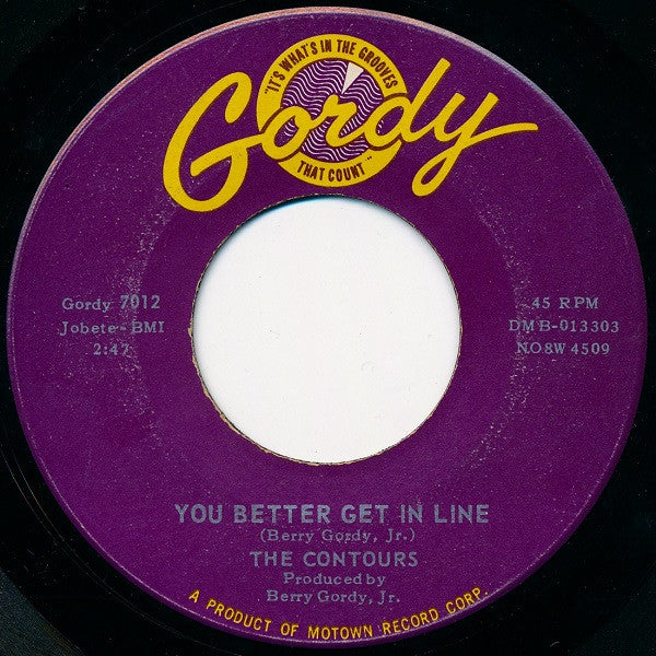 The Contours : Shake Sherry (7", Single, Roc)