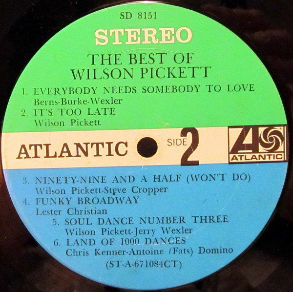 Wilson Pickett : The Best Of Wilson Pickett (LP, Comp, CT)