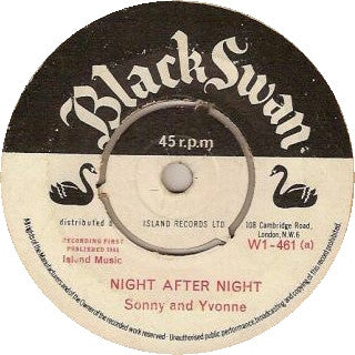 Sonny And Yvonne / The Sonny Burke Group : Night After Night / Here We Go Again (7")