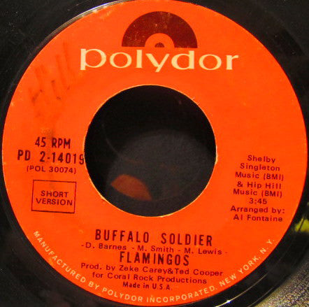 The Flamingos : Buffalo Soldier (7")